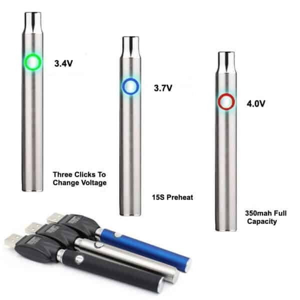 Cbd 350mah Battery Charger Kit Preheat Battery Voltage Adjustable Detail5