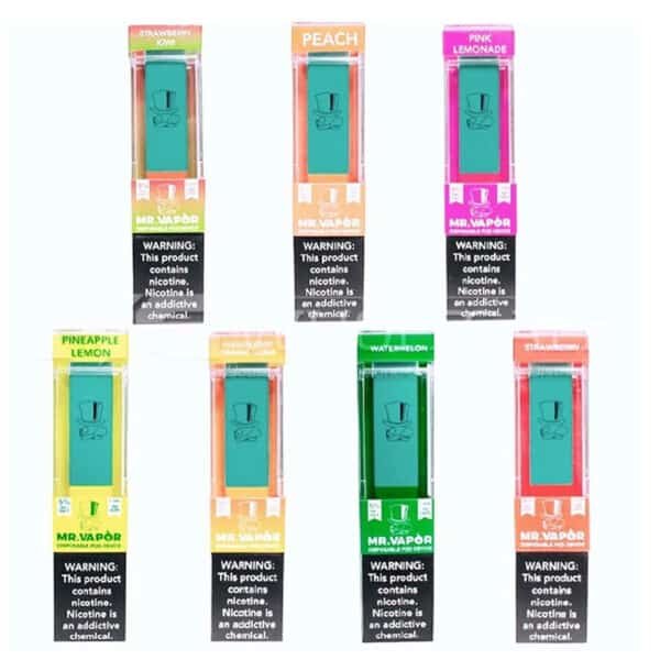 Mr Vapor Oem Supported, 400 Puffs Mr Vapor 280mah Disposable Vape 1.3ml Nic Salt Vape Multi Flavors Detail1