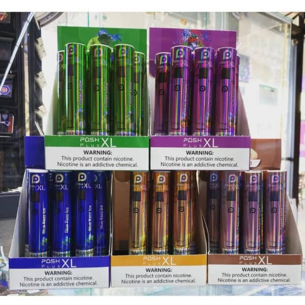 Posh Plus Xl Oem Supported, 1500 Puffs Disposable Vapes 5.0ml Nic Salt Multi Flavors Detail18