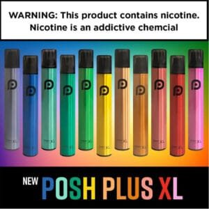 Posh Plus Xl Oem Supported, 1500 Puffs Disposable Vapes 5.0ml Nic Salt Multi Flavors Maiin